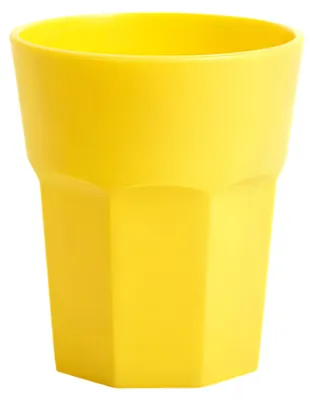 Produktbild von Plasticforte unzerbrechliches Trinkglas - Kunststoff - gelb - 360 ml - Trinkglaser - 9 x 10 cm