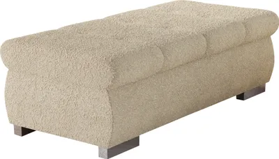 Produktbild von MIRJAN24 Polsterhocker Orkan Groß, Moderne Sitzhocker vom Hersteller, Holzkonstruktion, 120x60x39 cm (Farbe: Baloo 2074)