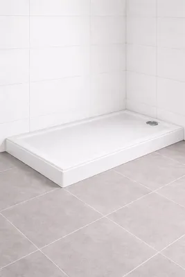 Produktbild von Duschwanne 100x70 Duschtasse 70x100 mit Füsse und Schürze
