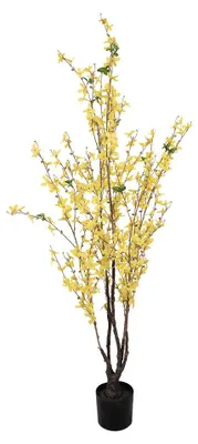 Obrázok produktu pre Clayre & Eef Umelá rastlina Forsythia 20x20x125 cm Žltá Plast