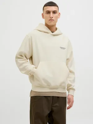 Zdjęcie produktu dla JACK&JONES ORIGINALS JORISLINGTON BACK SWEAT HOOD SN Antique White M