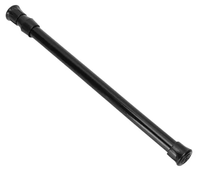 Image de Barre de rideau - Tige de tension réglable, sans perçage - Pour fenêtres, cuisine, chambre, porte et armoire - Noir - 25-40 cm