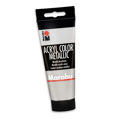 Produktbild von Marabu Acryl Color 082 100 ml, 100 ml, Silber, Matte