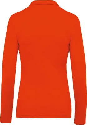 Produktbild von Kariban Damen Polo Shirt T-Shirt Piqué Poloshirt Polohemd Oberteil, Größe:M, Farbe:Orange