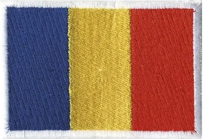 Produktbild von Aufnäher Länderfahne Flagge - TSCHAD - 21491 Gr. ca. 8 x 5cm