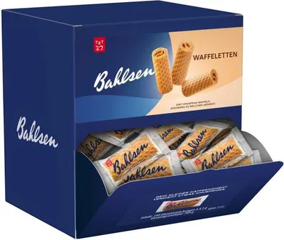 Produktbild von Bahlsen Kekse Waffeletten Gebäck 150 Stk im Thekenspender á ca. 5g