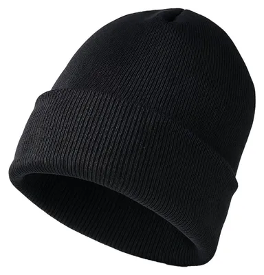 Immagine prodotto di Berretto beanie nero, taglia unica, in acrilico