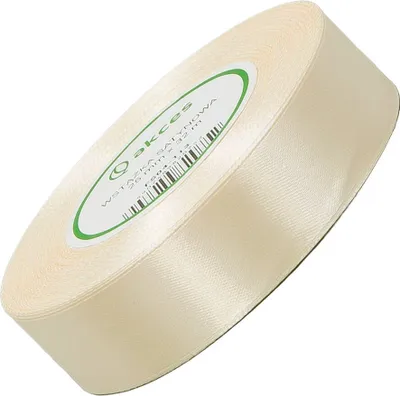 Produktbild von Satinband 25 mm - cremig - 32 Meter