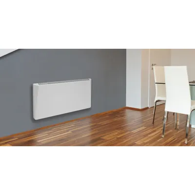 Produktbild von Radialight SIRIO – Elektrische Konvektor-Wandheizung 500 W, Thermostat & Timer, optional Rollenset, 230 V, Metallgehäuse