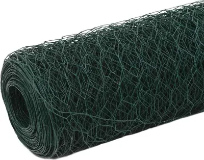 Produktbild von vidaXL Drahtzaun Stahl mit PVC-Beschichtung 25x1,5 m Grün