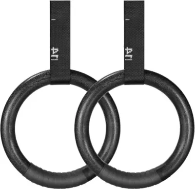 Produktbild von Vaylen Turnringe – ABS Turnringe mit Anti-Rutsch – 32mm – CrossFit, Calisthenics & Krafttraining – Inkl. Aufhängbänder