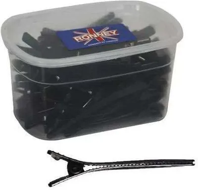 Produktbild von RONNEY Professional Haar Clips - 066- schwarz
