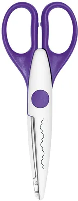 Produktbild von WEDO Konturenschere Barockschnitt Länge: 160 mm für Rechtshänder violett