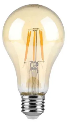 Immagine prodotto di V-TAC VT-2028 Lampadina LED filamento 10W vintage Ambrata Е27 A60 bianco caldo 2200K - SKU 217157