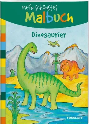 Produktbild von Mein schönstes Malbuch. Dinosaurier