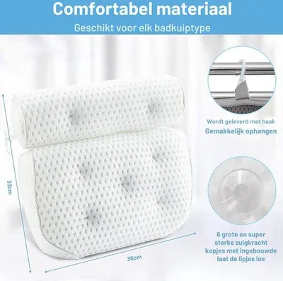 Produktbild von Famanu Kopfstütze Bad - Komfortable Unterstützung