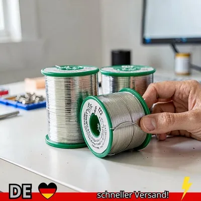 Produktbild von Bleifrei 138 ℃ Niedertemperatur-Lötdraht 0 6 8 1 2 5 Mm 100 G Lötdraht