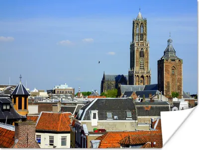 Produktbild von MuchoWow® Poster Stadt - Utrecht - Domturm 40x30 cm - Plakate für die Wände - Poster Wohnzimmer