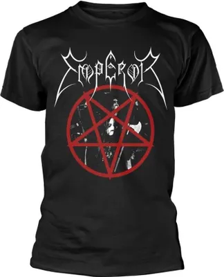 Produktbild von Emperor - "Pentagram 2014" T-Shirt für Herren/Damen Uni PH1793 (XL) (Schwarz)