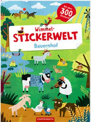 Produktbild von Wimmel-Stickerwelt – Bauernhof: Mit über 300 Stickern