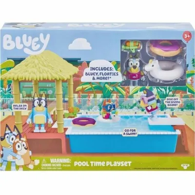 Immagine prodotto di Moose Toys Fun pool play set Bluey con figura Bluey
