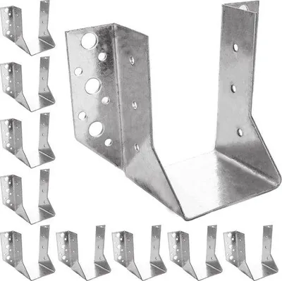 Image de 10 patins de poutre 80 x 120 mm - galvanisés - bois - béton