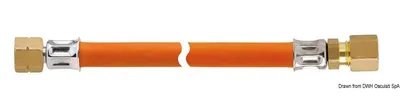 Image de Tube G 1/4 LH x RVS 8 x 400 mm , 1 pièce