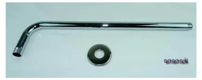 Produktbild von 30 cm Wandarm aus verchromtem Metall für Duschkopf