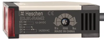 Fotoelektrischer Schalter, Reflexionstyp, 12-24V DC, 4 m Reichweite