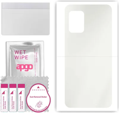 Produktbild von apgo Rückseite Schutzfolie, Matt, kompatibel mit Asus 8z, Hinten Hydrogel-Displayschutzfolie mit Positionierhilfe, kratzfest, einfache Montage