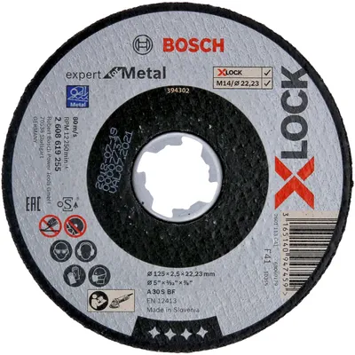 Produktbild von PRO Metal X-Lock Trennscheibe, 125 x 2.5 x 22.23 mm, gerade, oSa