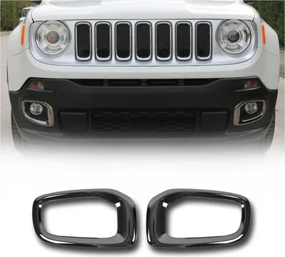 Obrázek produktu pro Rámeček mlhového světla pro Jeep Renegade 2014-2019 chrom tmavý 2x