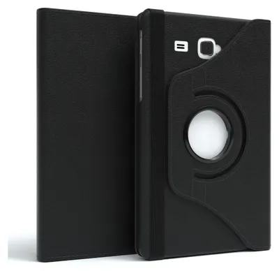 Produktbild von EAZY CASE - Tablet Hülle für Samsung Galaxy Tab A 2016 7.0 Schutzhülle, Tablet Case 360° drehbar in Schwarz