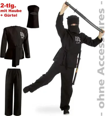 Produktbild von Fritz Fries FRIES - Ninja, 1-tlg. mit Gürtel + Haube, Gr. 152