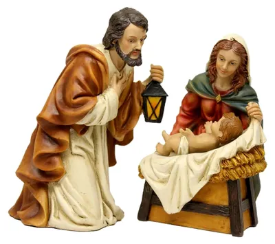 Produktbild von Krippenfigur Heilige Familie 10 cm