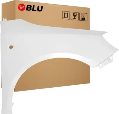 Produktbild von BLU Kotflügel Passend für Skoda Fabia II (5J) | Roomster 1026 Rechts Weiss CandyWeiss | 2007-2015 | Vorderseite Vorne | Lackiert | Einbaufertig