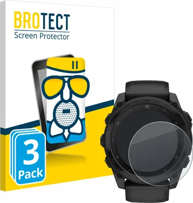 Produktbild von 3x BROTECT Entspiegelungs Schutzglas für Garmin Tactix 8 AMOLED (51 mm) Schutzfolie Panzer Folie Glas Display Schutz matt