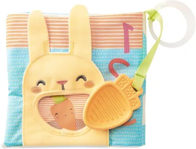 Productafbeelding van Zacht Activiteitenboek - Baby Boek - Baby Ontwikkeling - Stimuleert Zintuigen - 17 cm - Multicolor
