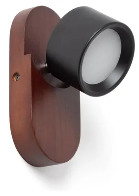 Produktbild von LED Wandleuchte 5W Metall CCT Wählbar Cundra Mattschwarz