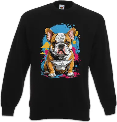 Produktbild von Urban Backwoods Bulldog Art, Sweatshirt, Farbe: Schwarz, Größe: 3XL
