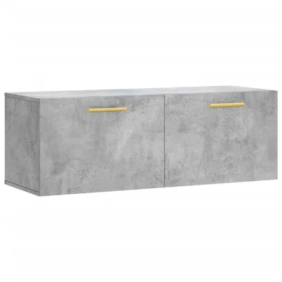 Zdjęcie produktu dla vidaXL Szafka ścienna betonowa szara 100x36,5x35 cm materiał drewnopochodny