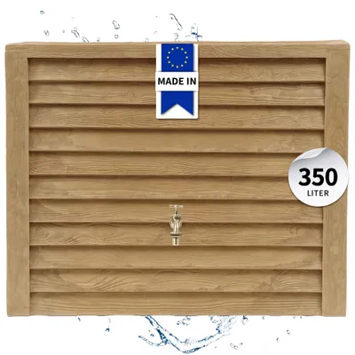 Productafbeelding van GARANTIA WOODY wandtank 350 L lightwood, AI-gegenereerde afbeelding