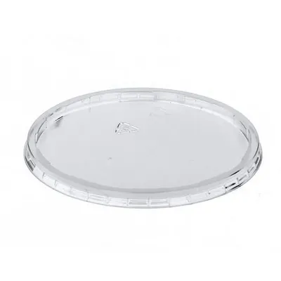 Produktbild von Deckel für Verpackungsbecher, PP rund Ø 10,1 cm · 0,8 cm transparent