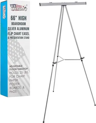 Produktbild von Famanu Flipchart Ständer Aluminium - Verstellbar, leicht, stabil