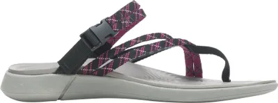 Produktbild von Hush Puppies - Damen Sandalen "Good" FS9098 (42 EU) (Schwarz/Grau/Pink)