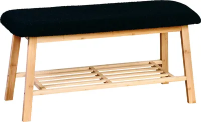 Zdjęcie produktu dla Ławka do przedpokoju z półką na buty, 90 cm