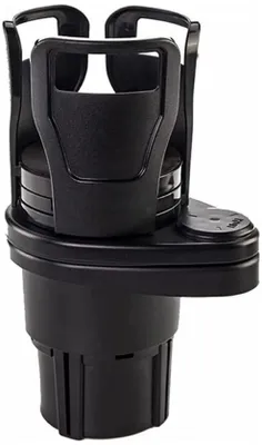 Image de Azomor : double porte-gobelets universel pivotant pour voiture avec support pour téléphone