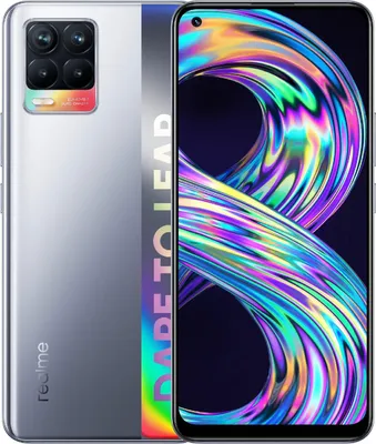 Zdjęcie produktu dla realme 8, 16,3 cm (6.4"), 6 GB, 128 GB, 64 MP, Android 11, Srebrny