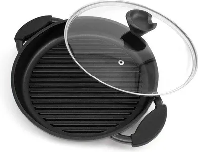 Obrázek produktu pro Indukční grilovací pánev 27 cm, hliníková, s nepřilnavým povrchem