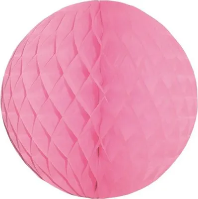 Produktbild von Wabenball rosa 30cm, schwer entflammbar